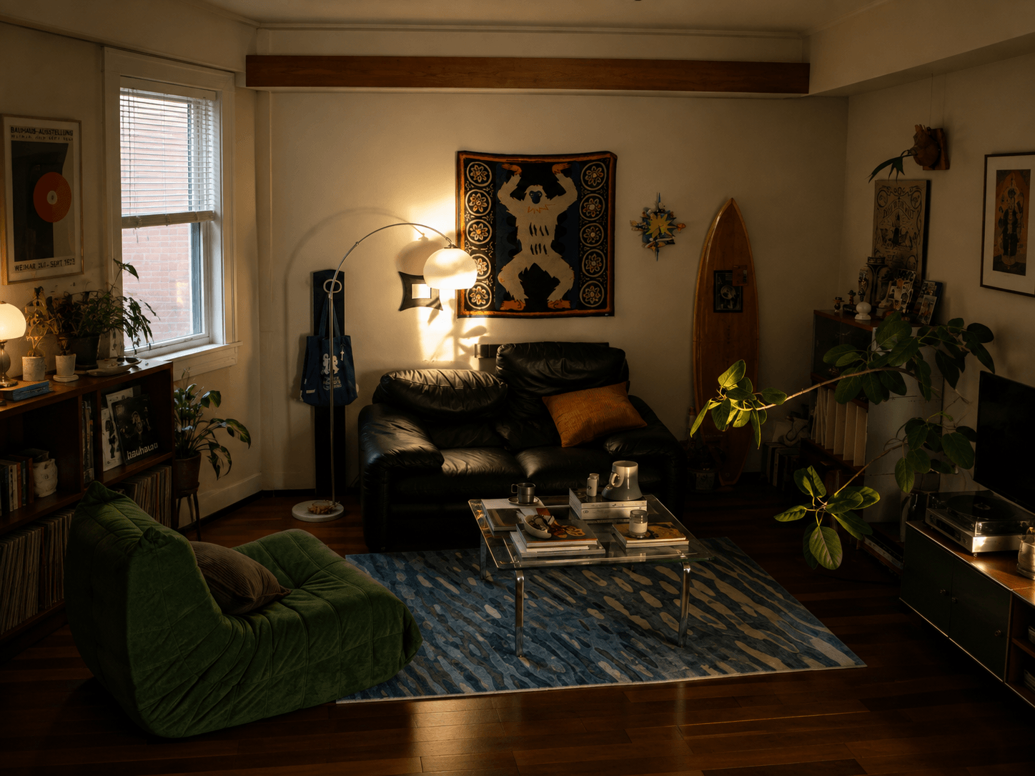 Dark apartment