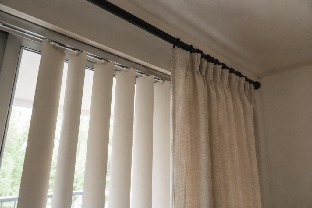 wall-mounted-curtain-rod-over-vertical-blinds