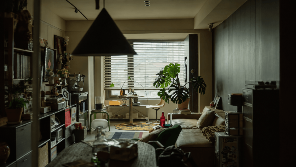rental living room midday light